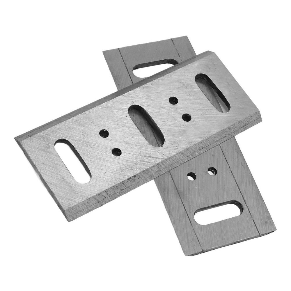 2pcs High Speed Steel Planer Blades Alloy Material Double Edged Planer Blade  Woodworking Use