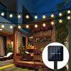 Neue Solar Kristallkugel LED Lichterkette LED Solar Außenlicht IP65 Lichterkette Hochzeitsgirlande für Gartenparty-Dekor