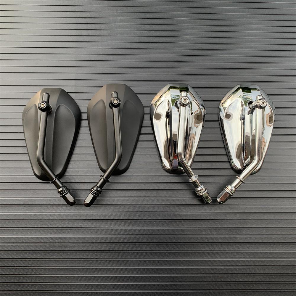 Motorcycle Rearview Rear View Mirrors Glass Back Side Mirror Right Left For Harley 883 1200 48
