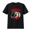 TURBONEGRO Skull Print T Shirt Rock Band Inspired Design for Men Vintage Washed Stretched Casual Fashion Top For Everyday Wear