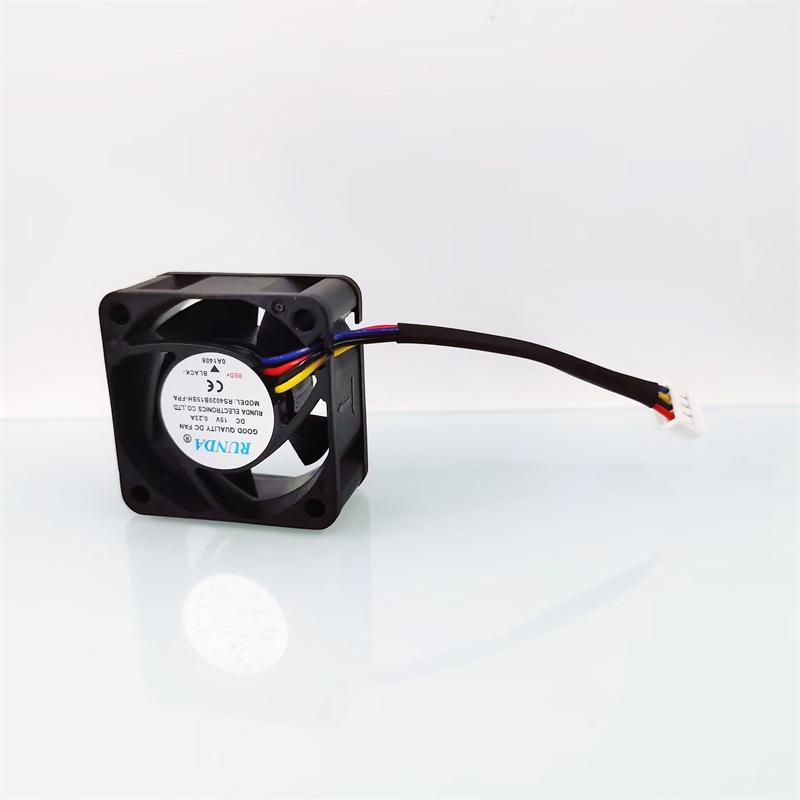 High-Speed PWM 4020 Double Ball Bearing 15V/12V 4CM Motherboard Cooling Fan