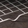 Silver Food Drying Rack Rectangular BBQ Cooling Rack Kitchen Gadget Baking Cooling Rack  Oven