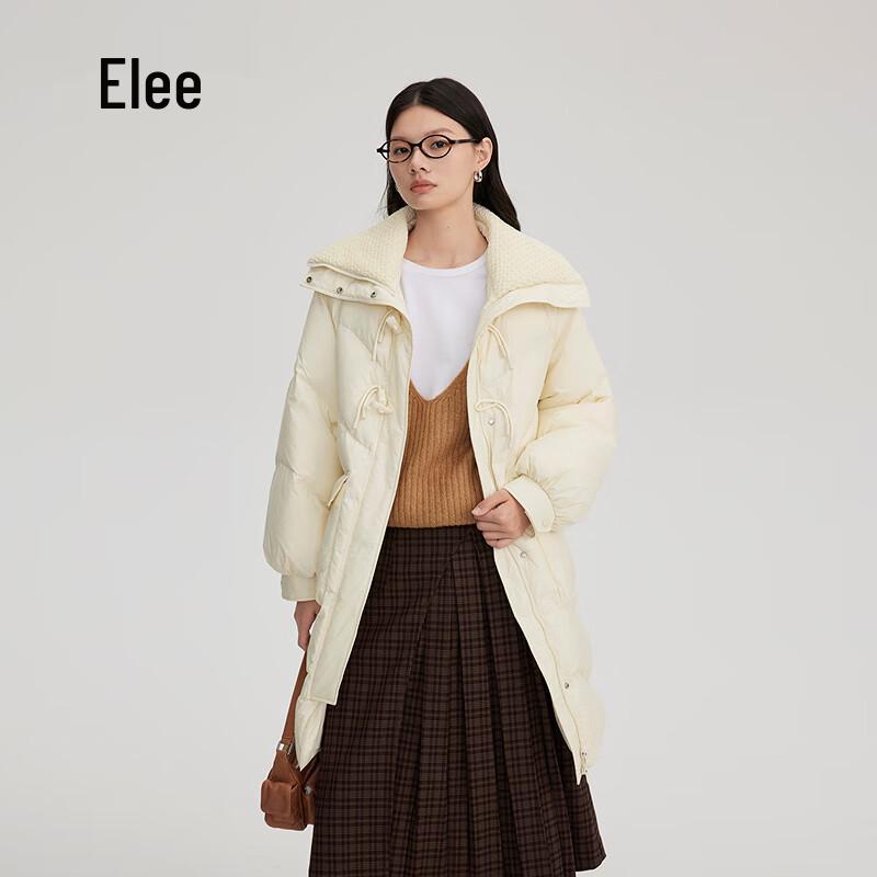 Araliya Women's Mid-Length Lapel Duck Down Jacket