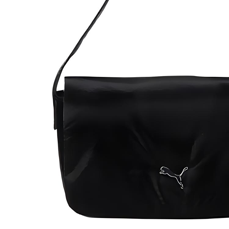 New PUMA Fabric Crossbody Shoulder Bags Women's Black 091300-01