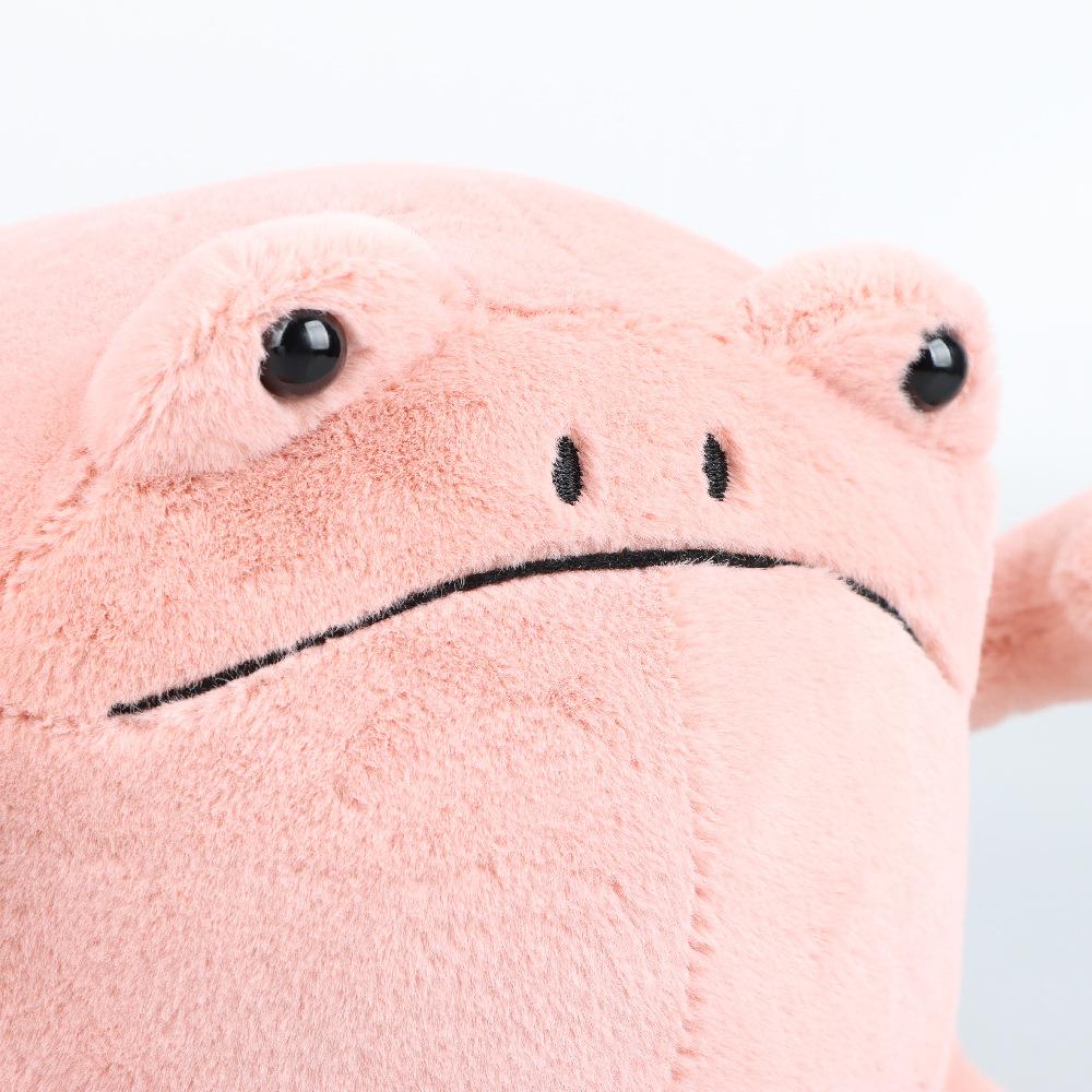 Ricky Regnfrosk Tegneserie Frosk Dukke Flerfarget Pute Mykt Plysjleketøy Ensom