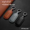 Genuine Leather Key Case for AITO Huawei Wenjie M8/M9, M5/M7 Refresh Car Key Shell