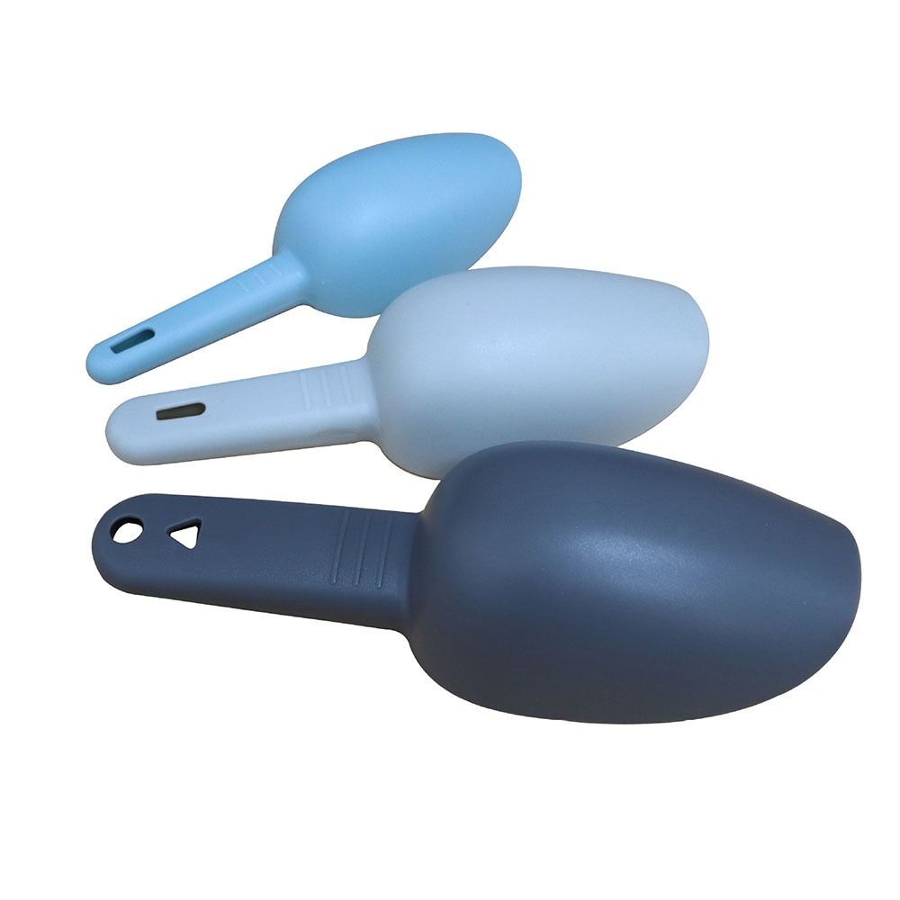 

Синие бытовые лопатки с противоскользящей ручкой, набор лопаток для муки, ложка для мороженого, кухня
