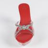 Rhinestone Slope Heel 11CM Nightclub High Heels Slippers Women's Shoes Catwalk Pole Dance Shoes Crystal Sole LFD-1101-Q7
