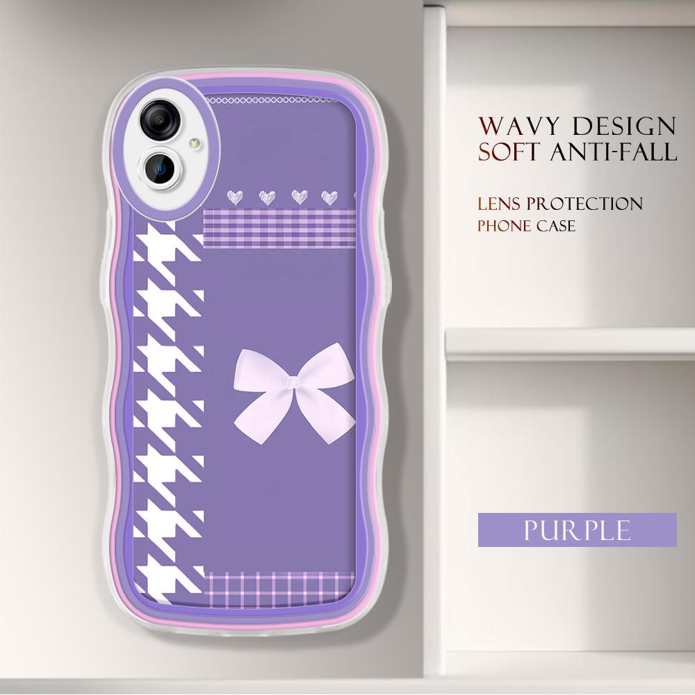 

Модный мягкий волнистый чехол для телефона с мультяшным узором, защита камеры, противоударный чехол для мобильного телефона Samsung Samsung A31