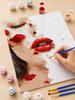 Painting by Numbers with Frame - Rose Petals 40x50