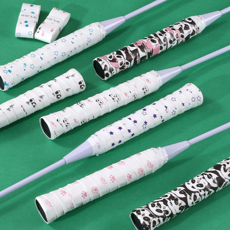 1 ks Kreslený Dizajn Tenisový Overgrip Nárazuvzdorný Pot-Absorbujúci Protišmykový PU Rukoväť Grip Páska Pre Tenisové/Bedmintonové/Skvošové Rakety