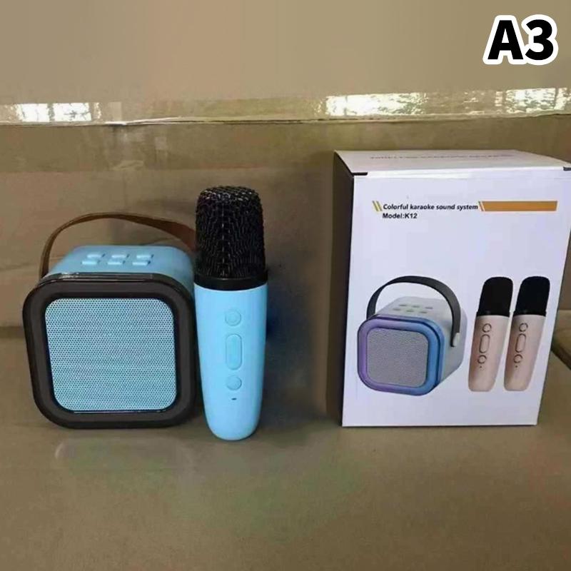 Traadita Karaoke Bluetooth Kõlar Masin Kaasaskantav Mini Kõlarikomplekt K12 Kodu Pere Laulmine Laste Kingitused