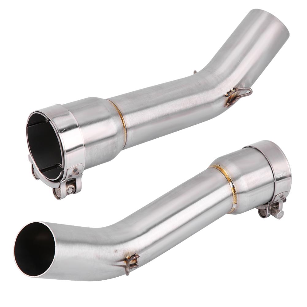 Motorcycle Full Exhaust System Middle Pipe Link Connect for Yamaha FZ1 FZ1 N 2006 2015