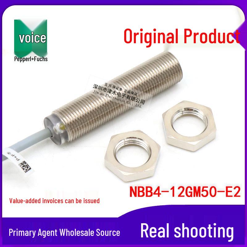 New NBB4-12GM50-E2 M12 PNP Inductive Proximity Sensor, Normally Open NBB4-12GM50-E2