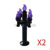 MOC Halloween Building Blocks Skeleton Army Knight Figures Flame Horse Medieval Vampire Furniture Assembly DIY Bricks Toys Gifts