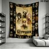 Naruto Shinobi Legacy Wall Tapestry Aesthetic Wall Hanging Printed Fabric Blanket Decorative Tapestries For Bedroom Living Room Home Decor