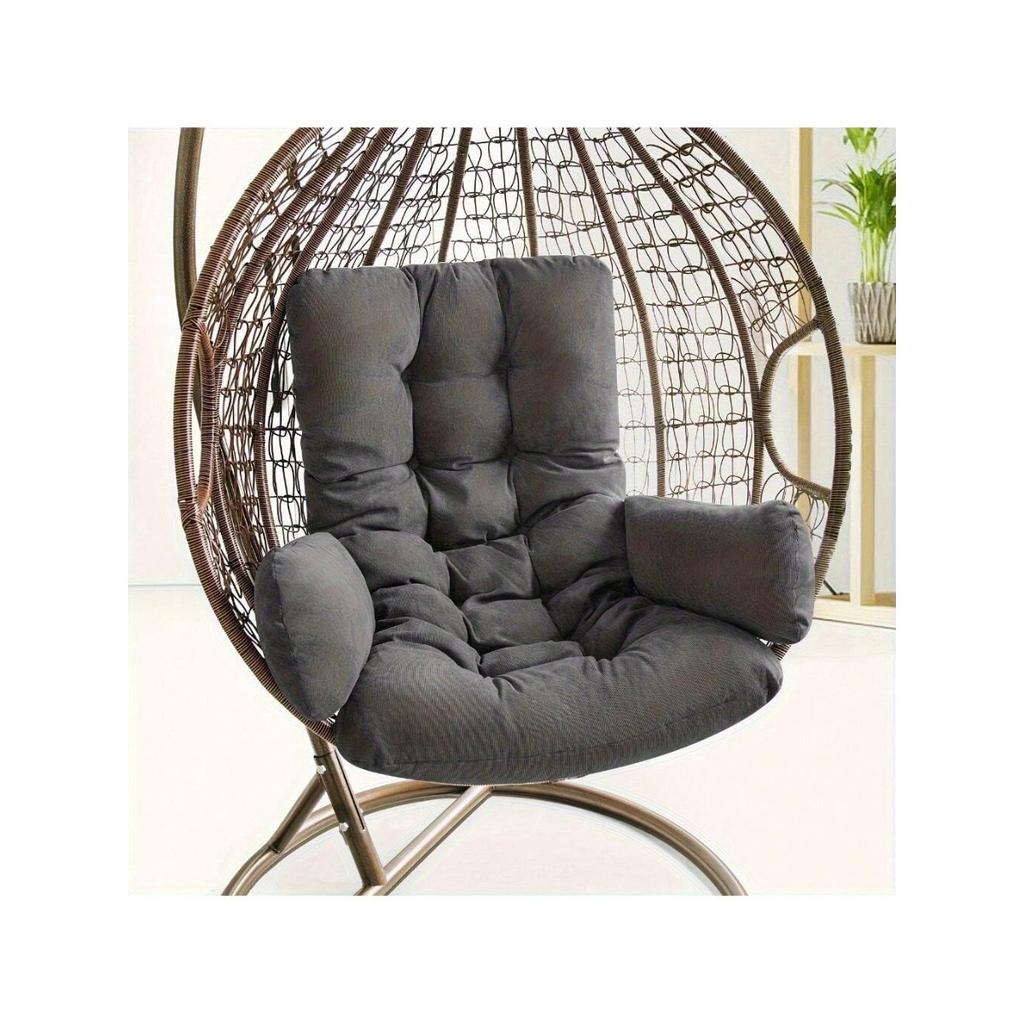 Thickened Waterproof Outdoor Hanging Basket Cushion, Suitable for Chairs, Hanging Baskets, and Lounge Chairs