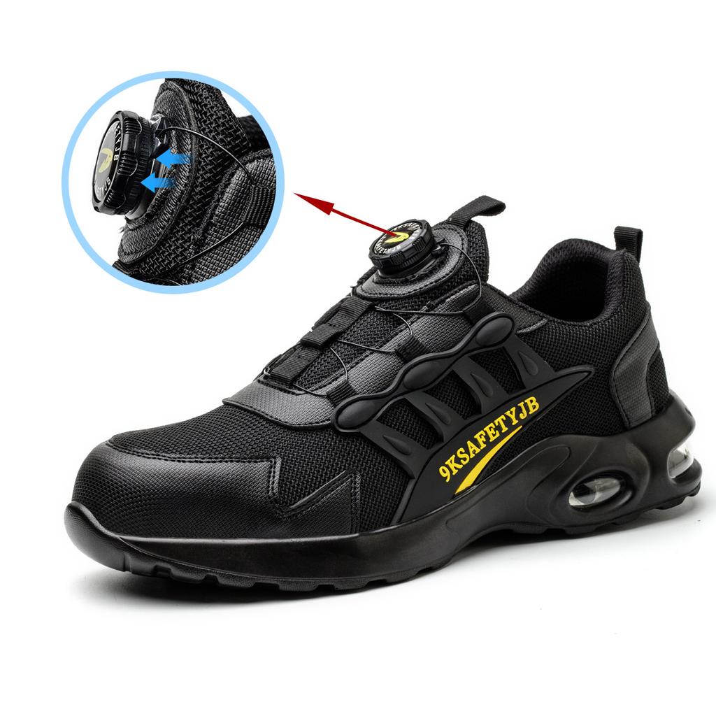Men's Summer Anti-smash, Stab-proof and Non-slip Labor Insurance Shoes, Lightweight Protective Work Shoes