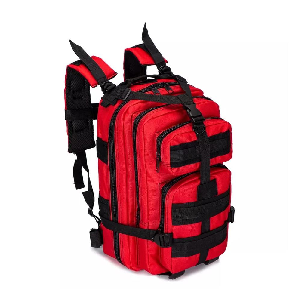Military Tactical Survival Game [Sloth Forest] Backpack, Bag, Rucksack, (Red)