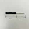Mini H1.5 Black Hex Screwdriver for Toys: Short Disassembly Tool with Card Clip