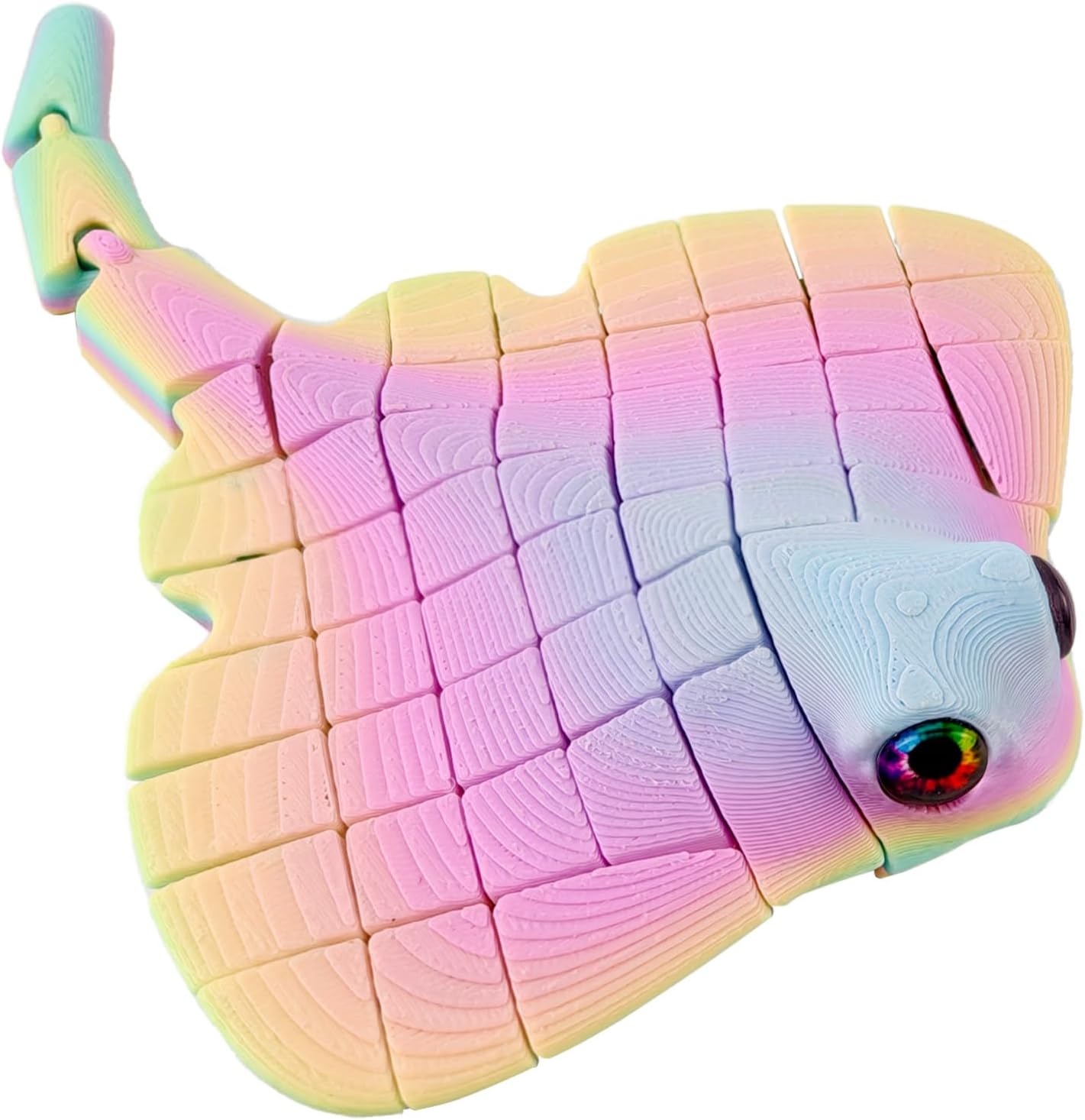 

Игрушка-фиджет «Манта», 3D-печатная игрушка, артикулированная морская животная, игрушки-фиджеты - Манта разноцветная PLA гибкая рыба сенсорная игрушка, настольные игрушки для снятия стресса