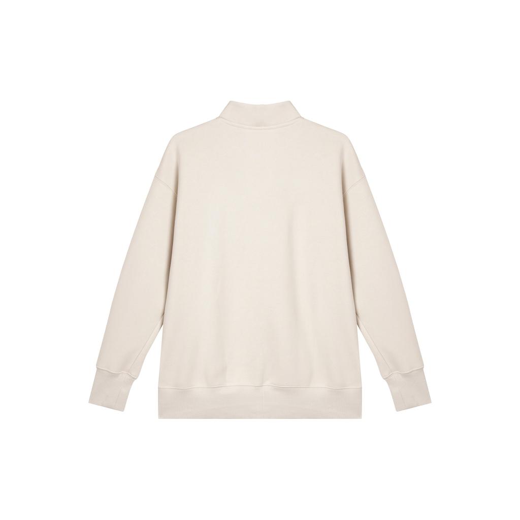 Nike Sportswear Phoenix Fleece Logo FW24 Outdoor Casual Sports Pullover Long Sleeve Jacket Women Jackets Off-White FV7680-104