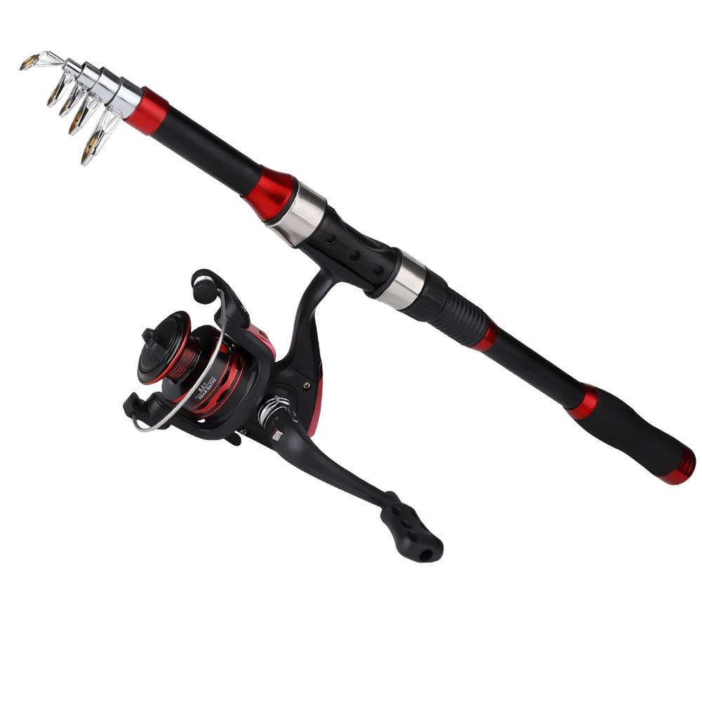 Telescopic Rock Fishing Rod 1.8M/2.1M/2.4M Spinning Fly Carp Feeder Carbon Fiber Mini Travel Ultra Light Fly Fishing Rod Pesca