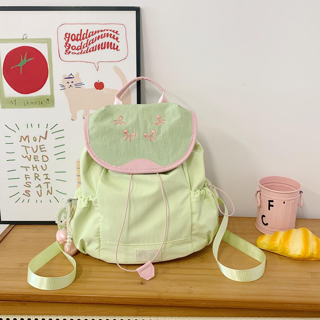 Schoolbag cute bag backpack girl cute backpack versatile commuter travel small backpack schoolbag women's bag