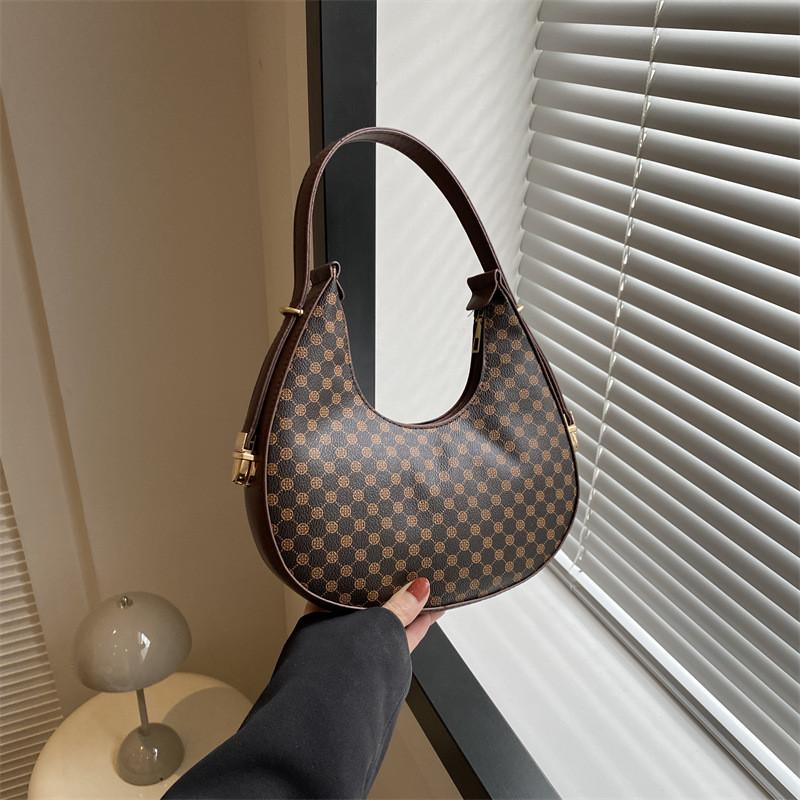 Trendy Multifunctional Shoulder Bag In Black Brown Beige For Stylish Daily Use