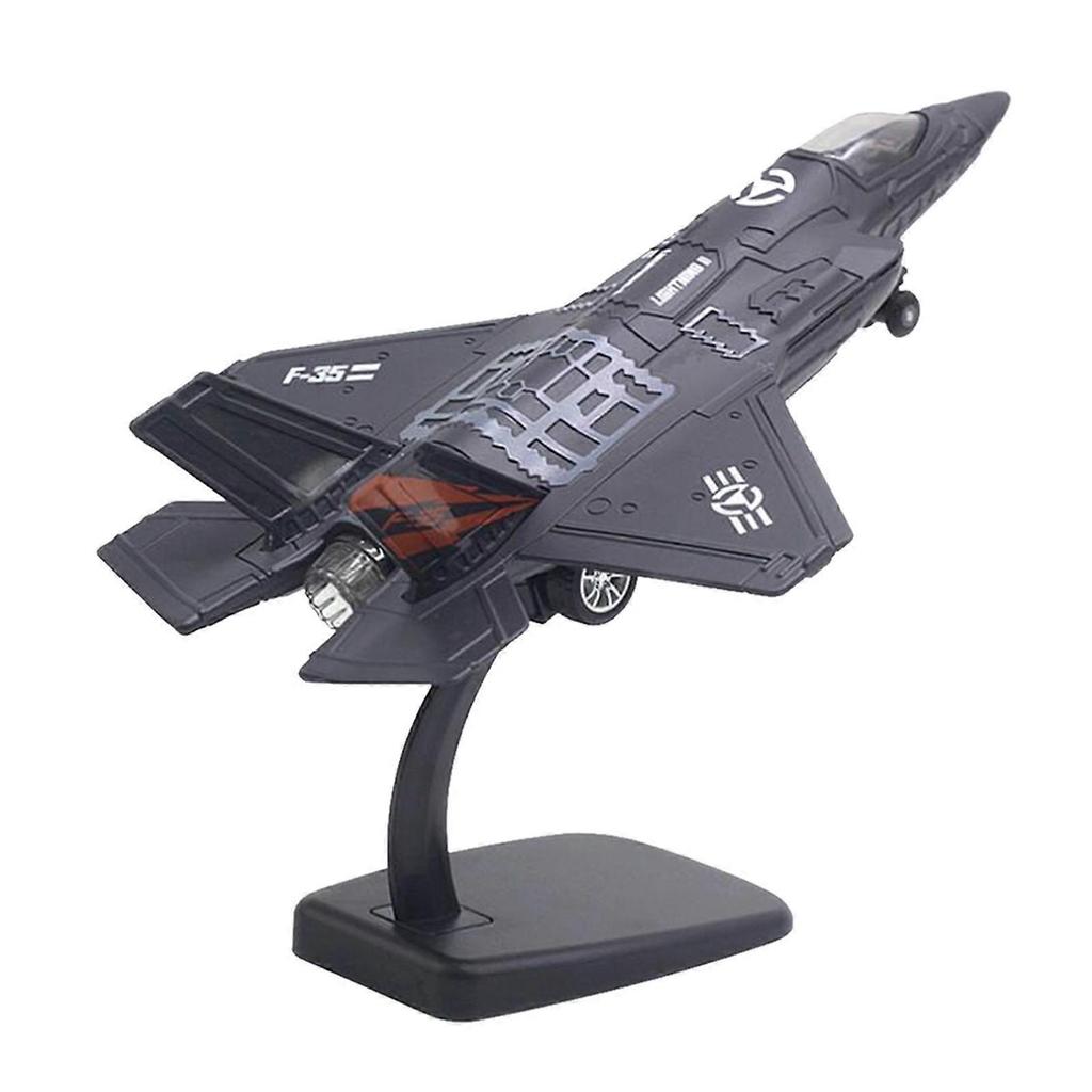 Diecast Fighter Attack Display Model for Collection or Gift Pull Back