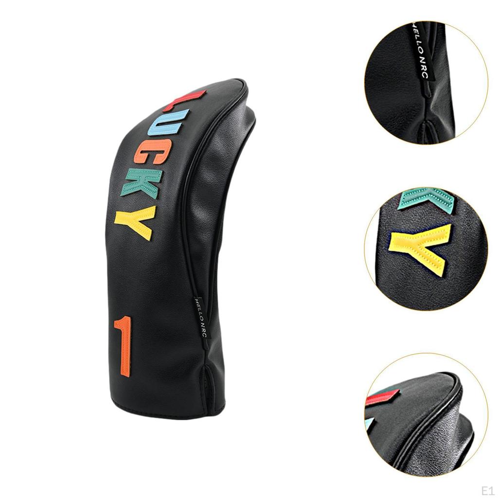 Cute Heascorat Golf Wood Head Cover with Scratch-Resistant