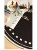 Thickened Non-slip Round Rug for Coffee Table, Bedroom, or Study Chair - Dustproof Floor Mat