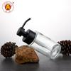 Hochwertige mattierte bernsteinfarbene Glasflasche mit doppeltem Seifenspender Schneller Versand Heiß Beliebt Doppelfunktion China Hersteller
