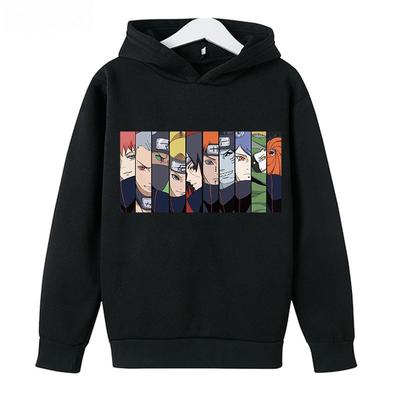 Cool Autumn Winter Children's Clothes for Boys Naruto Fashion Street Pullover Hoodies Warm Winter Sweaters for Boys Girls