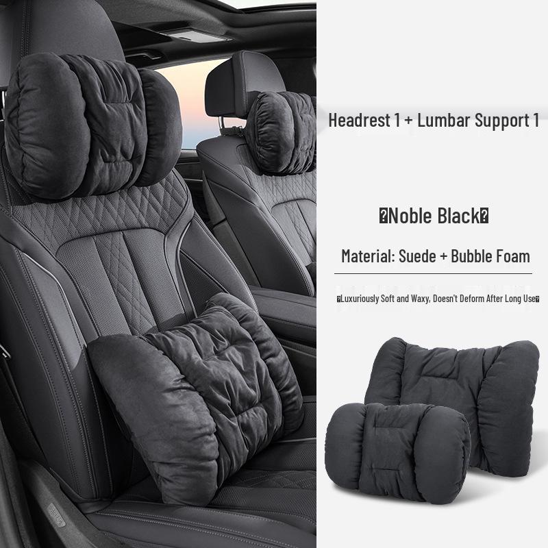 Compatible with Adita 12 Car-Specific: Headrest, Lumbar, and Neck Support Pillows