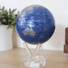 MOVA Globe l World Map Series Blue Silver Inch l With Base l Solar Powered Rotating Globe l Office Desktop Decor Unique Gift Home Decor l For Kids l