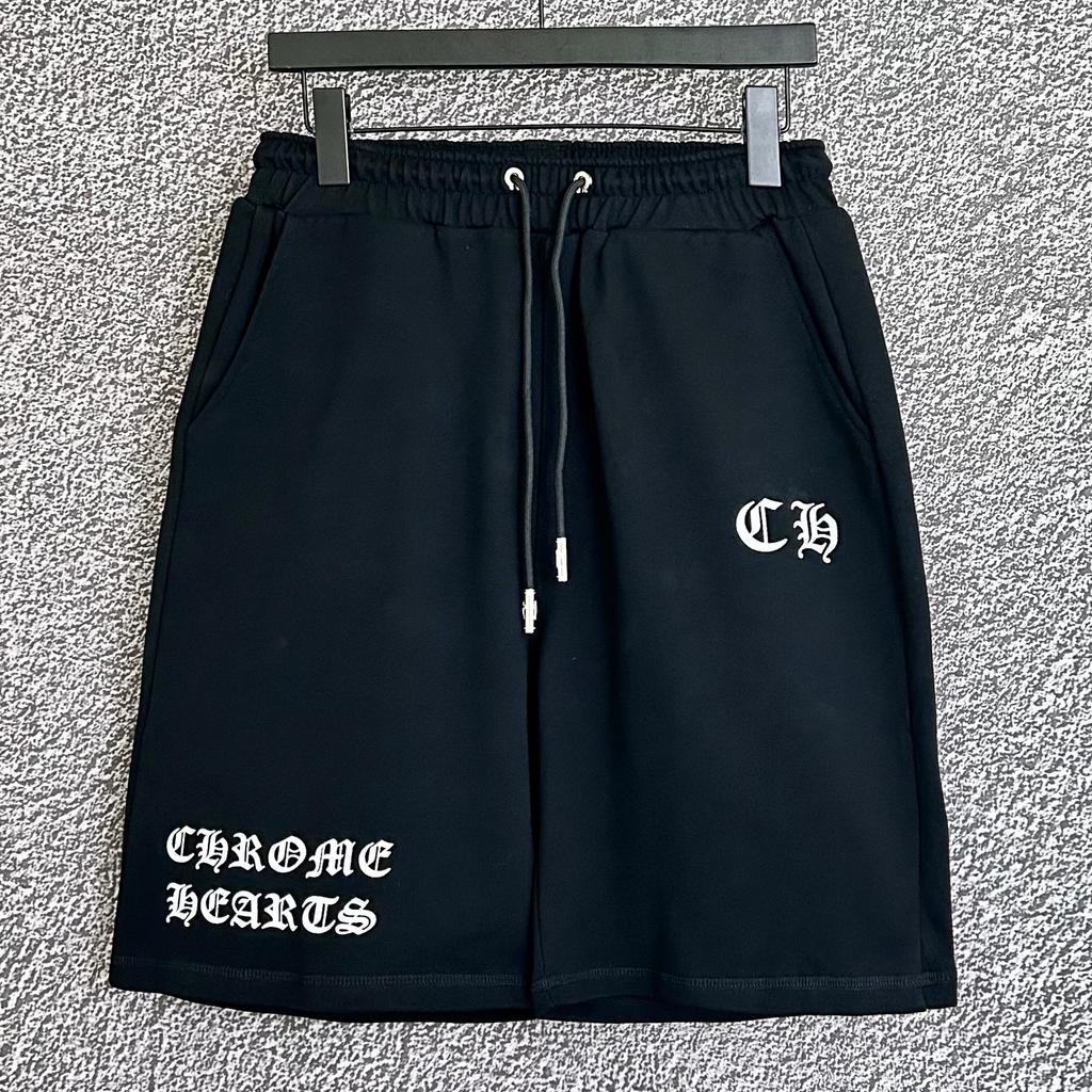 D206 CHROME HEARTS 2025 Summer New High Quality Cotton Men's Casual Shorts Outdoor Leisure Running Shorts