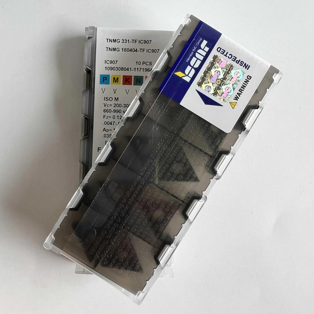 ISCAR / TNMG160404-TF IC907   Industrial indexable carbide inserts 10 Pcs