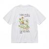 Women's Breathable Classic T-Shirt Daisy Field Fox Reflection Quote Cotton Tee