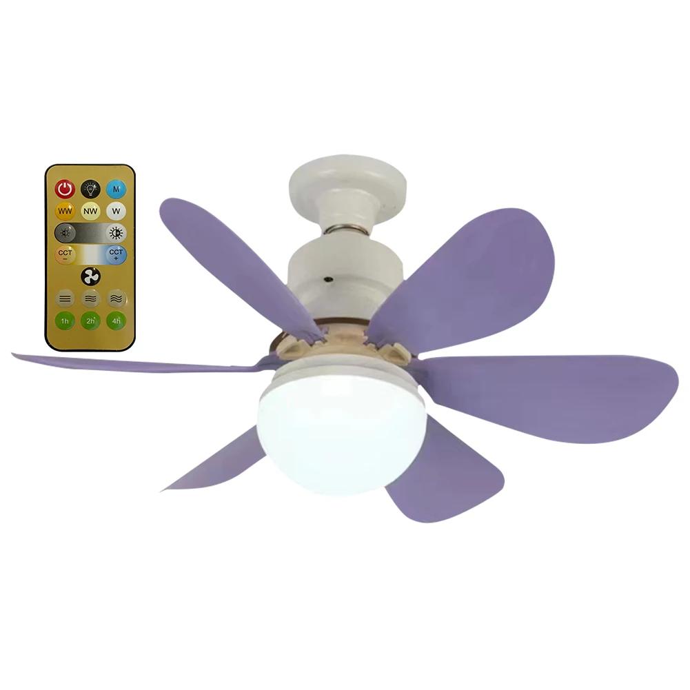 Modern Ceiling Fanlight 30W Lighted Ceiling Fan 86V-265V Decorative Ceiling Fanlight 3 Fan Speeds for Living Room Kitchen