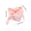 WTEMPO Valentine's Day Luxury Heart-shaped Design Gift Box DIY Foldable Ribbon Bow Paper Box Festive Party Decor Box Daily Presents Packaging Boxes