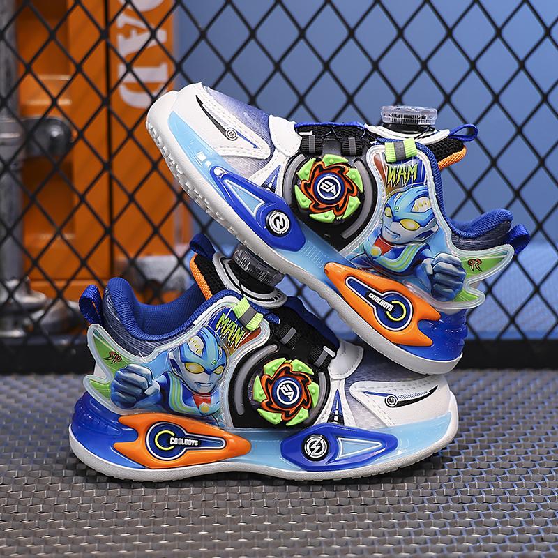 2026 Mode Alle Jahreszeiten Kindersport-Freizeitschuhe Heißer Verkauf Leichte Weiche Federnde Sohle Schuhe Drehverschluss Abriebfeste Kinder-Sneaker