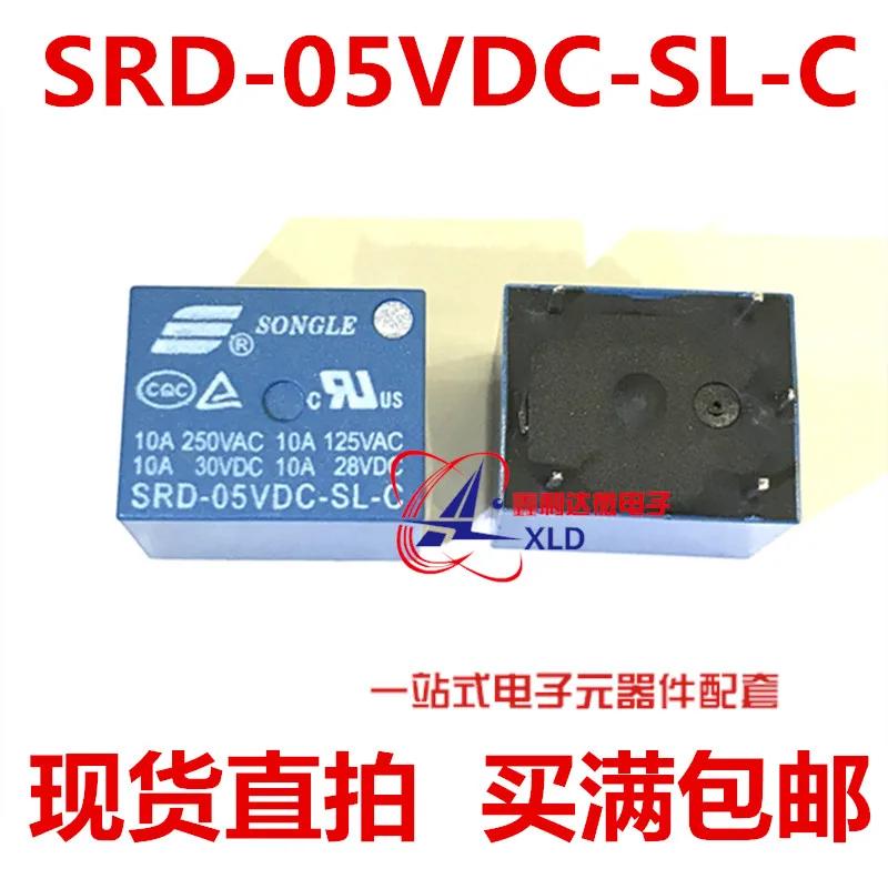 5PCS Original Chip in stock Pine le 4feet/5feet SRD-03 05 06 09 12 24VDC-SL-A -SL-C relay package The module