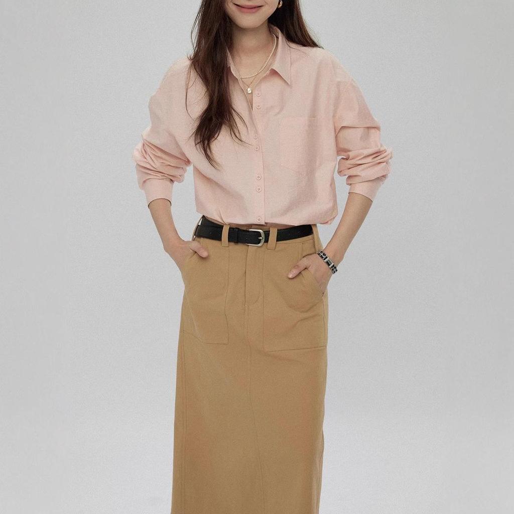 Joli Choose Women's Long Sleeve Lapel Shirt - Autumn Loose Style Versatile Outerwear