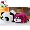 Creative Reversible Panda Plush Toy Soft Adorable Unicorn Pillow For Girls Birthday Gift