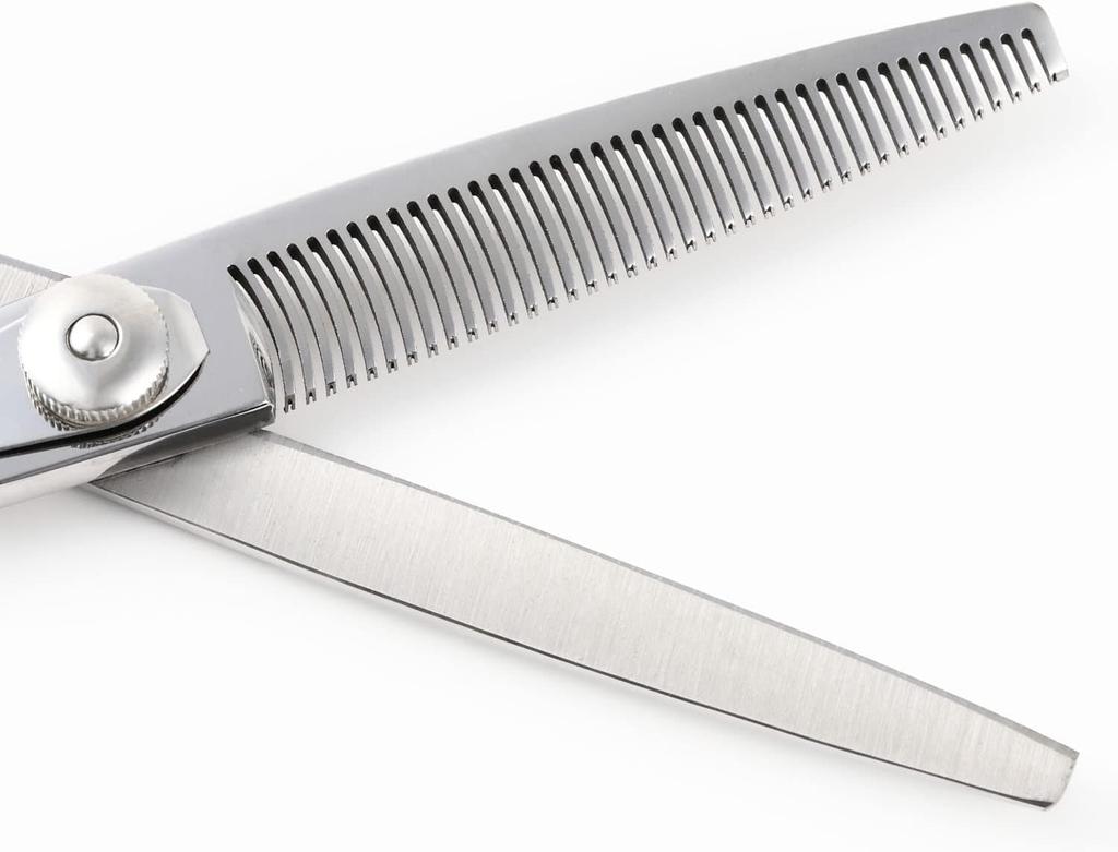 DEEDS P9 Original Set by Japanese Scissors Specialist Base Cutting Scissors with 3D Handles for Easy Thinning Scissors for and [PET] 2-Piece (7.0