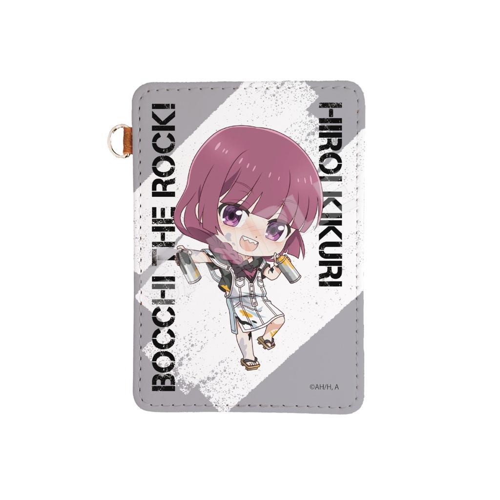 Anime the 18 Kikuri Hiroi Leather Pass Case "Bocchi Rock!" [Painter ver.]