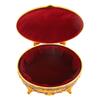 Metal Jewelry Box Vintage Zinc Alloy Decorative Easy To Maintain Keepsake Box for Necklace Earring
