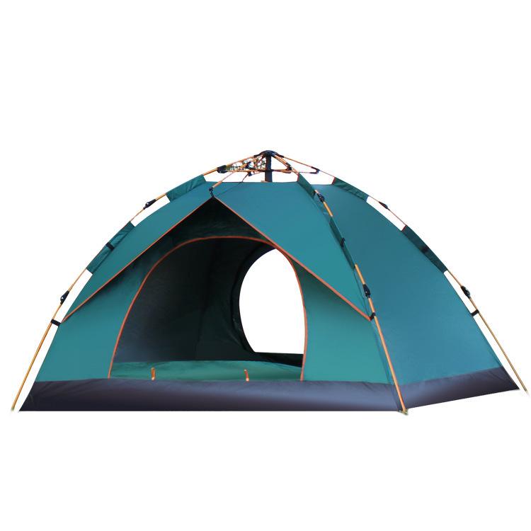 Century Glacier Automatic Folding Tent for 3-4 People: Quick-Open, Double Rainproof for Camping & Beach