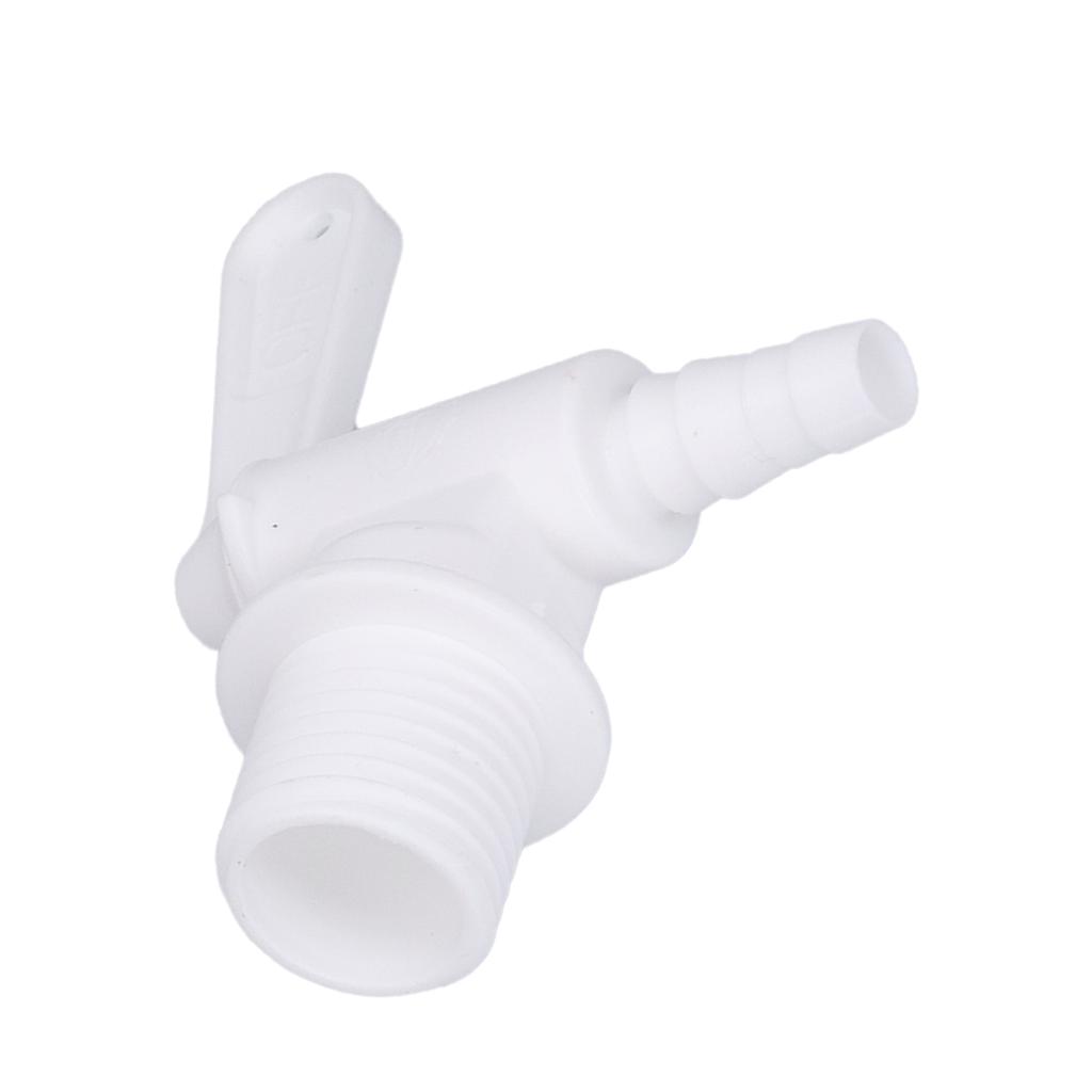 Beer Brewing Keg Spout Tap Homebrew Carbonated Drink Fermentation Bucket Faucet Kit with GasketsWhite